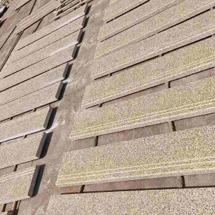 江西 黄金麻花岗岩光面楼梯踏步