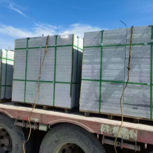 江西 芝麻白花岗岩地铺石装车日常