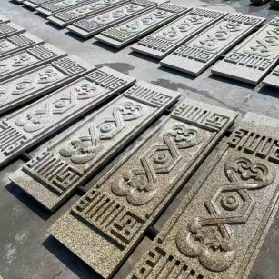 江西 黄金麻花岗岩外墙雕刻板