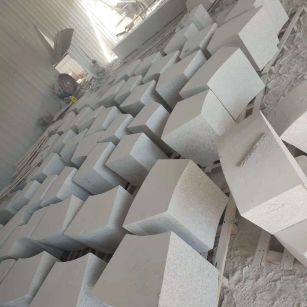 江西 白麻花岗岩异形坐凳