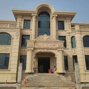 江西 黄金麻花岗岩别墅外墙干挂