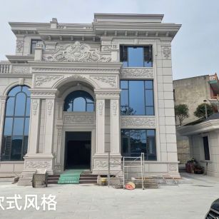 江西 白麻花岗岩别墅外墙干挂