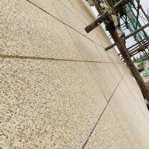 江西 黄金麻花岗岩荔枝面外墙干挂石材效果示例