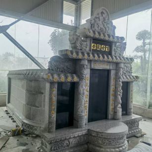 江西 芝麻白墓碑效果展示图