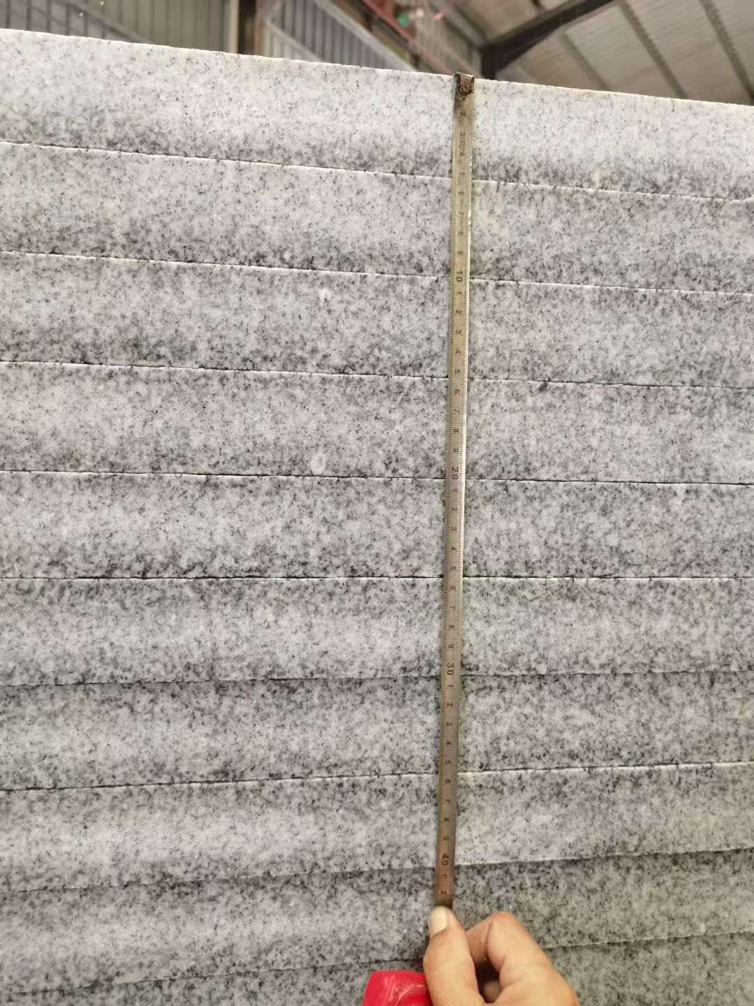 江西 芝麻白火烧成品厚薄均匀，B料价格接近A料质量