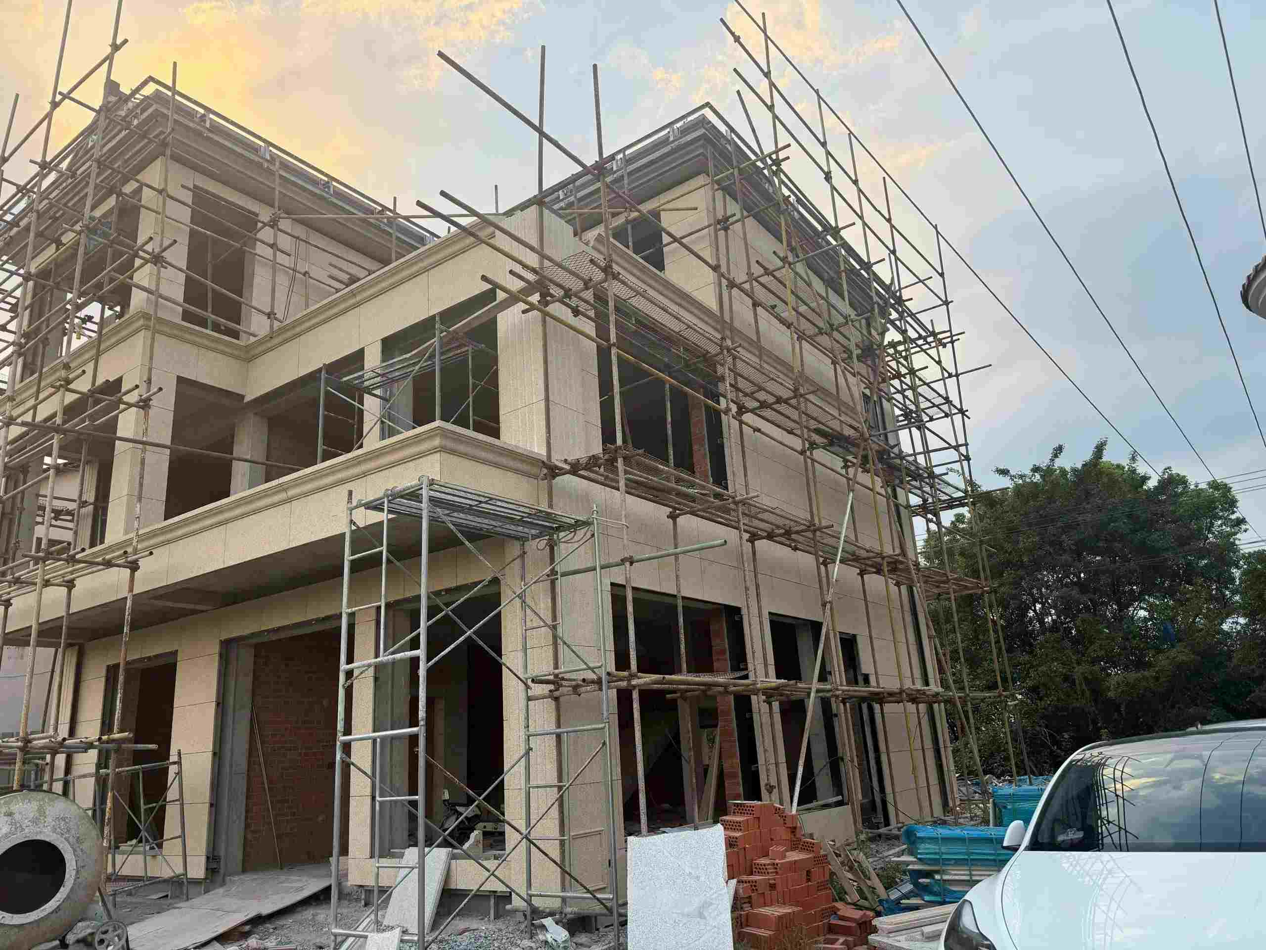 江西 黄金麻荔枝面花岗岩外墙干挂