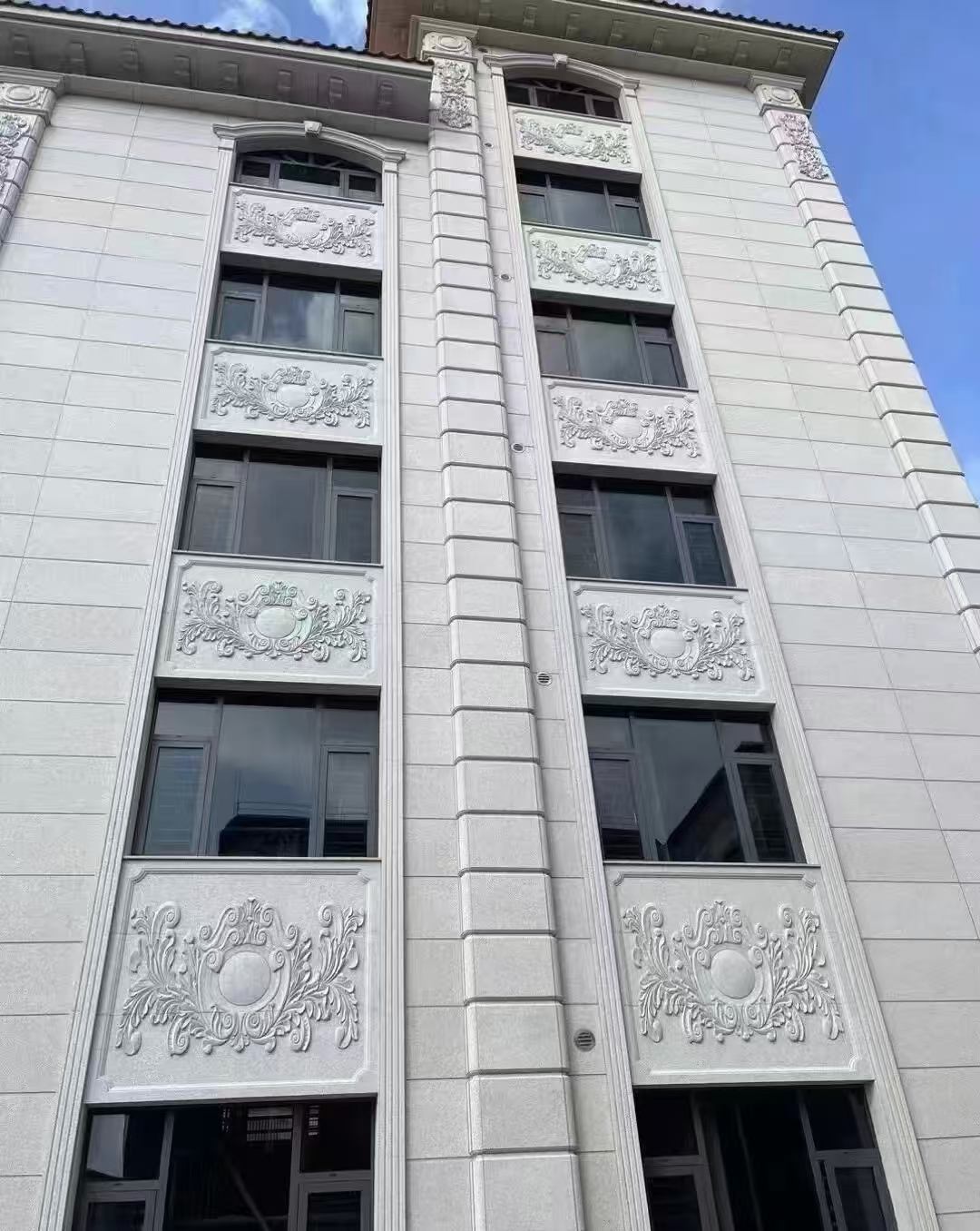 江西 白麻荔枝面花岗岩别墅外墙干挂