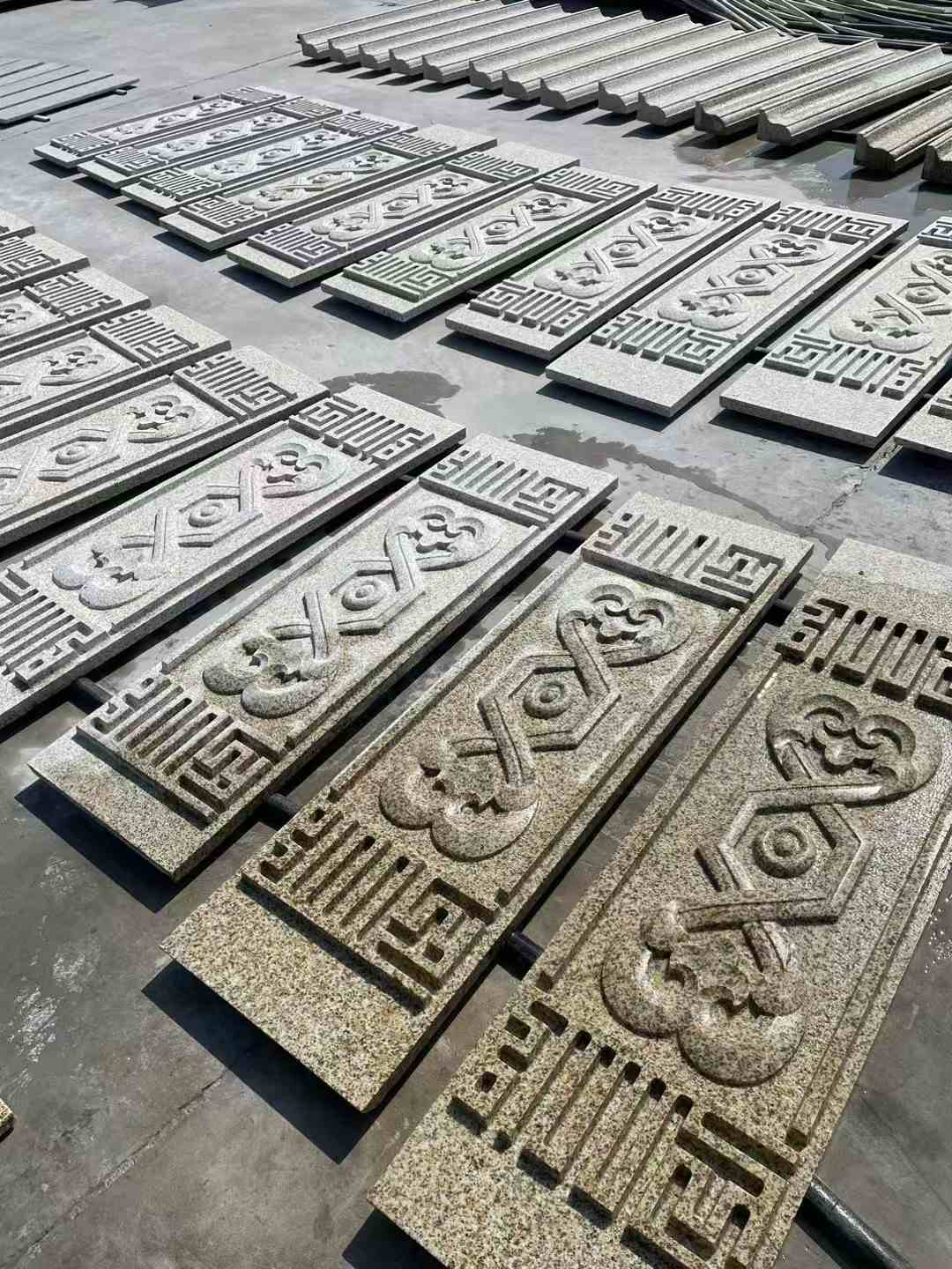 江西 黄金麻花岗岩外墙雕刻板