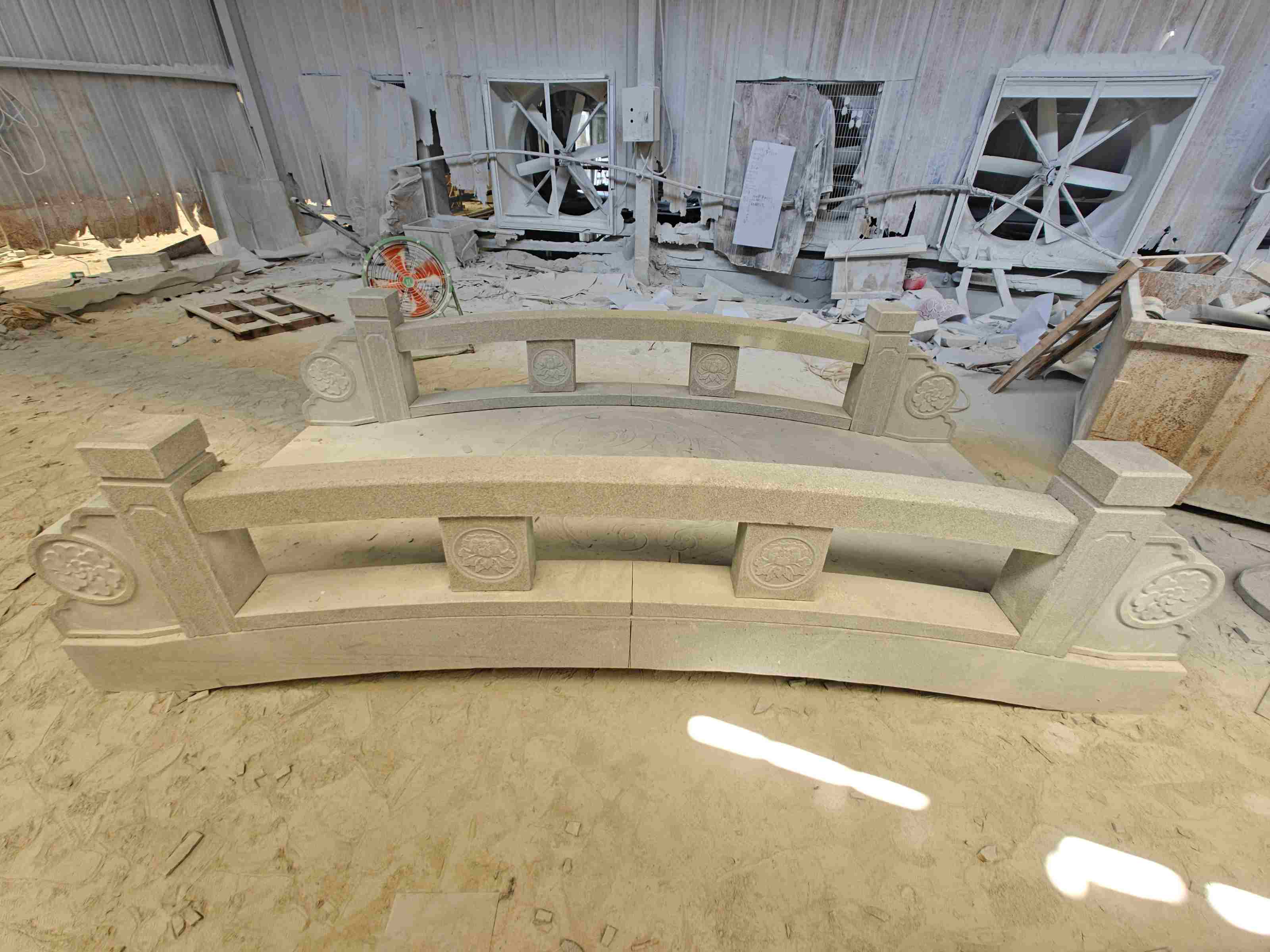 江西 芝麻灰花岗岩异形加工-拱桥，石桥