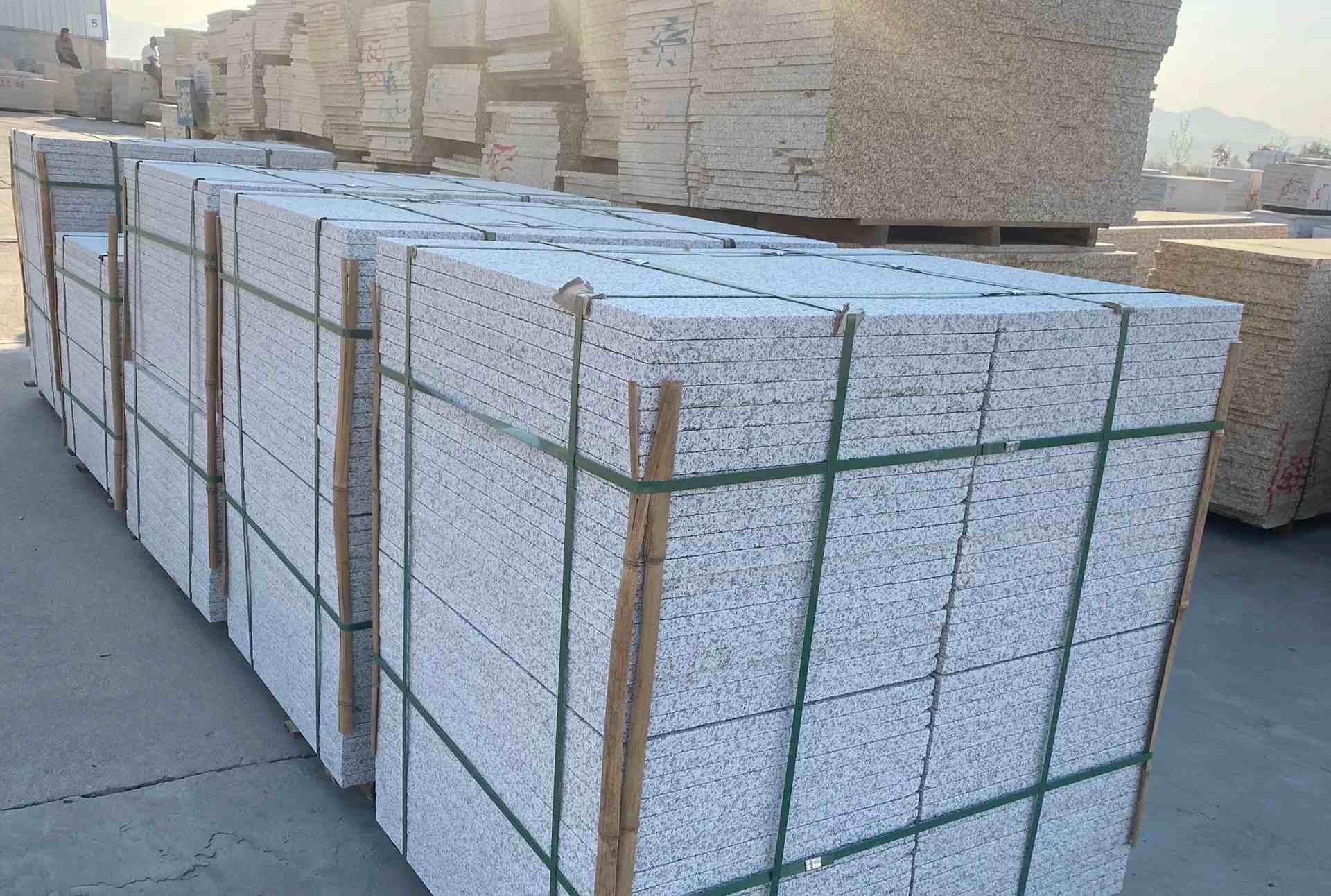 江西 白麻花岗岩荔枝面地铺石