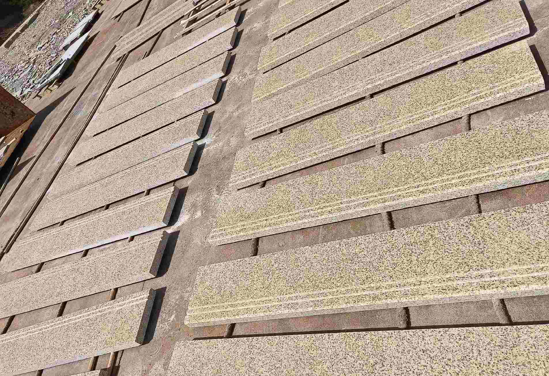 江西 黄金麻花岗岩光面楼梯踏步