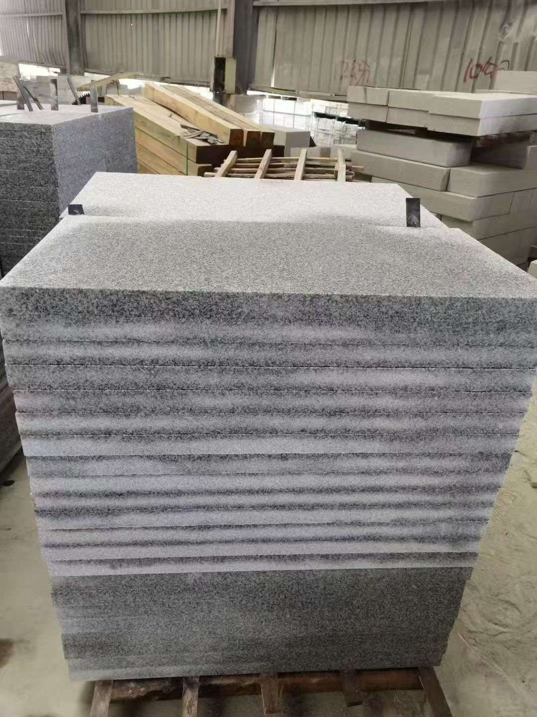 江西 芝麻白5公分火烧地铺成品，900*400，规格可定制