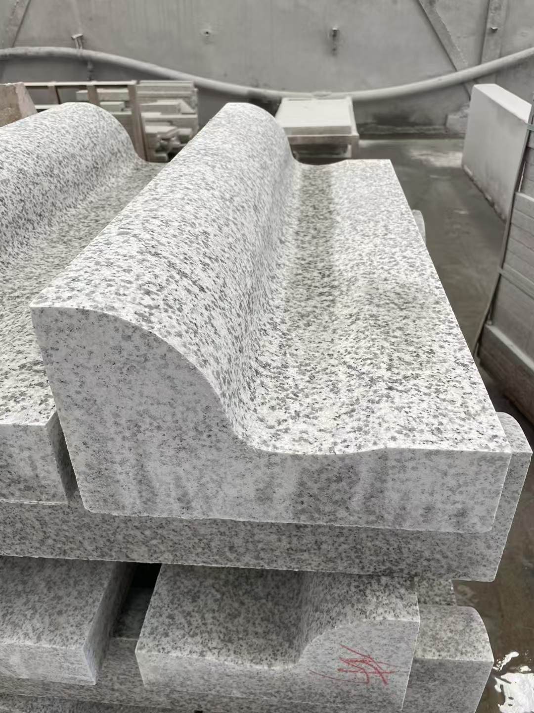 江西 白麻花岗岩S型路沿石，路侧石，马路牙子等